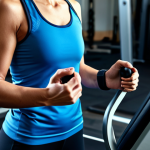 **

"Person using a heart rate monitor during exercise, fully clothed in workout gear, gym setting, showing data, safe for work, perfect anatomy, natural pose, professional, modest clothing, high quality."

**