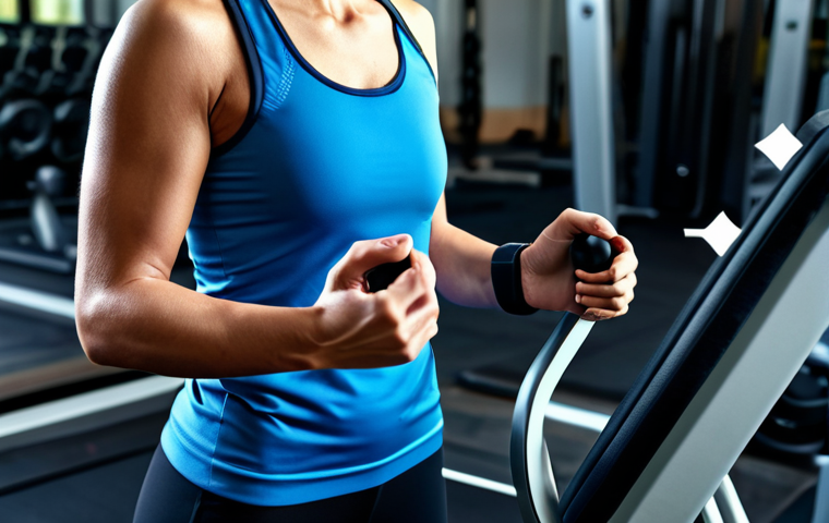 **
"Person using a heart rate monitor during exercise, fully clothed in workout gear, gym setting, showing data, safe for work, perfect anatomy, natural pose, professional, modest clothing, high quality."
**